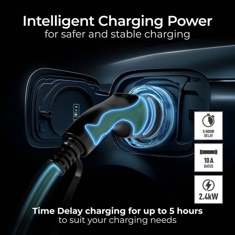 Masterplug Mode 2 EV charging cable 15m (British brand)