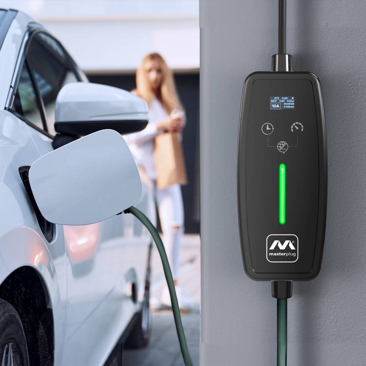 Masterplug Mode 2 EV charging cable 15m (British brand)