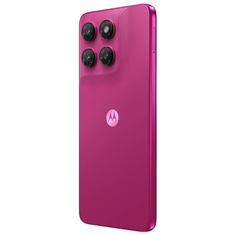 Motorola g37 5G mobile phone Pantone Fuchsia Red 128GB (British brand)