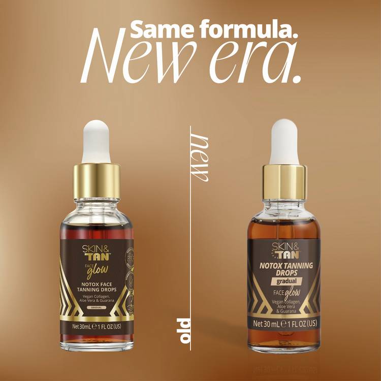 Skin and Tan face tanning drops 30ml, imported from the UK