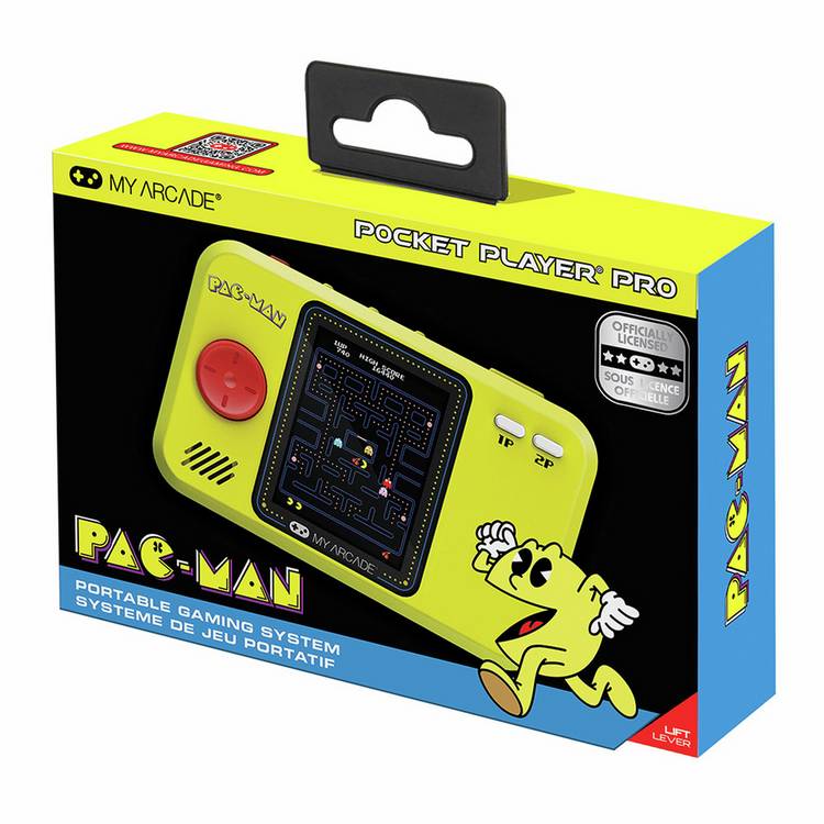 My Arcade Pac-Man Pocket Player Pro retro gaming system - British product