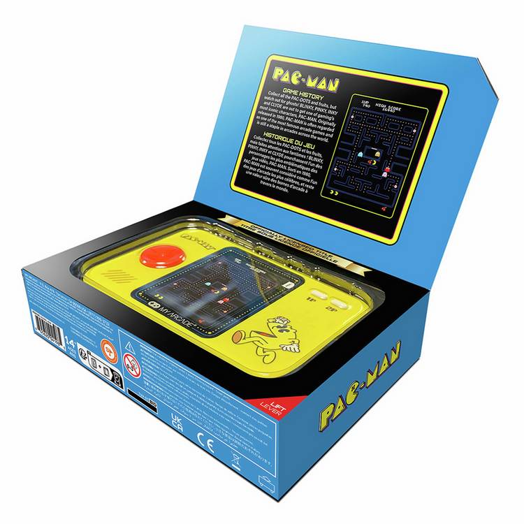 My Arcade Pac-Man Pocket Player Pro retro gaming system - British product