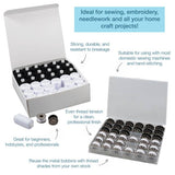 Trimits thread set black and white 36-spool, UK version