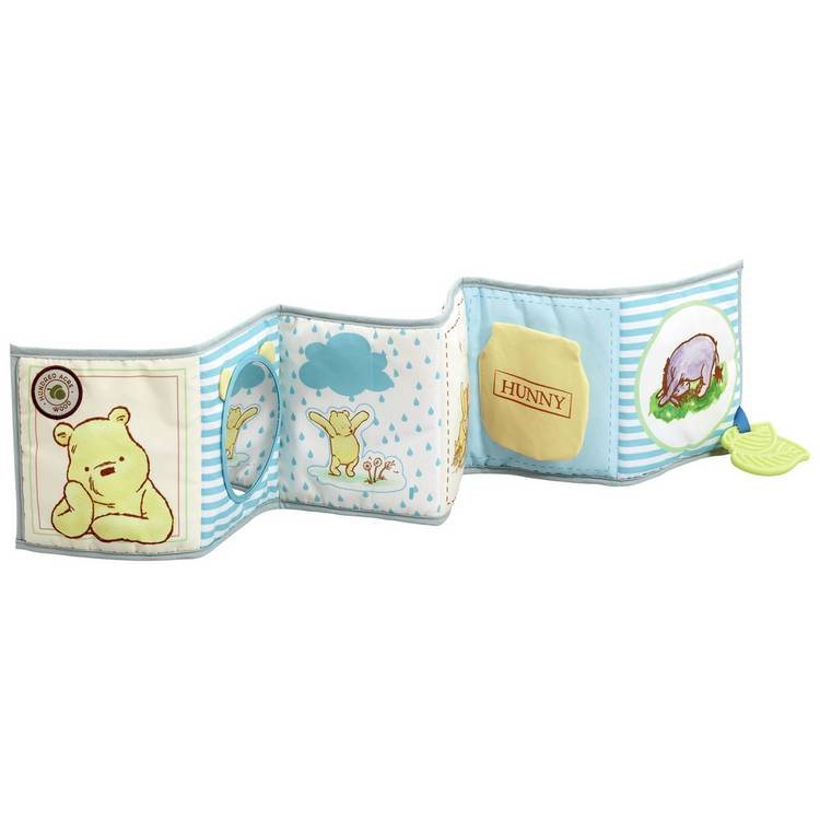 Disney Winnie the Pooh tummy time book fabric toy, UK version