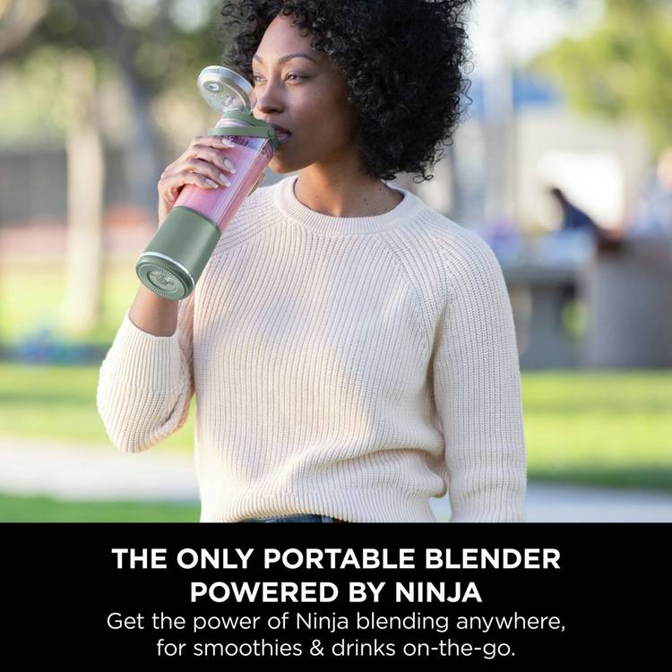 Ninja Blast Blender Forest Green portable blender - British product