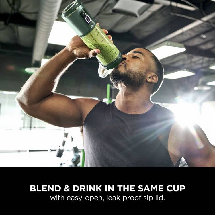 Ninja Blast Blender Forest Green portable blender - British product