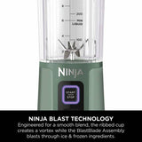Ninja Blast Blender Forest Green portable blender - British product