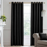 Argos Laurence Llewelyn-Bowen Montrose Blackout Eyelet Curtains - Black - 117x137cm- Buy online at McGrocer