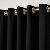 Laurence Llewelyn-Bowen Montrose velvet blackout curtains 117x137cm (British brand)