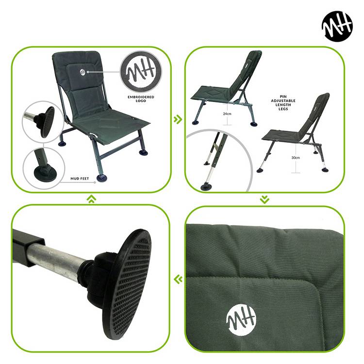 Matt Hayes fishing chair adjustable legs folding - British product