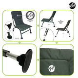 Matt Hayes fishing chair adjustable legs folding - British product