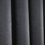 Fusion dim-out eyelet curtains charcoal 117x137cm - British product