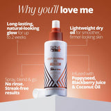 Skin and Tan Tan and Tone self-tanning oil 145ml - British product