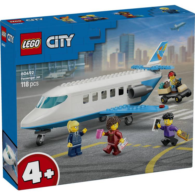 LEGO City Passenger Jet airplane building set, imported from the UK