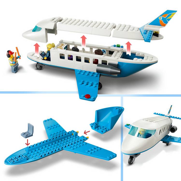 LEGO City Passenger Jet airplane building set, imported from the UK