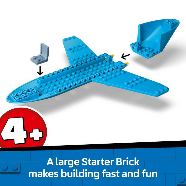 LEGO City Passenger Jet airplane building set, imported from the UK