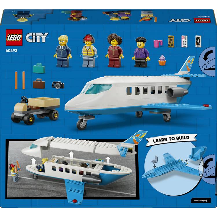 LEGO City Passenger Jet airplane building set, imported from the UK