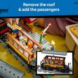 LEGO City Vintage Steam Train toy train set 575 pieces, imported from the UK