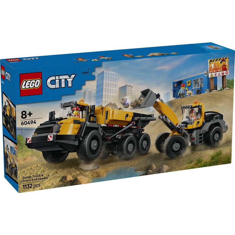 LEGO City construction truck set 1132 pieces (British brand)