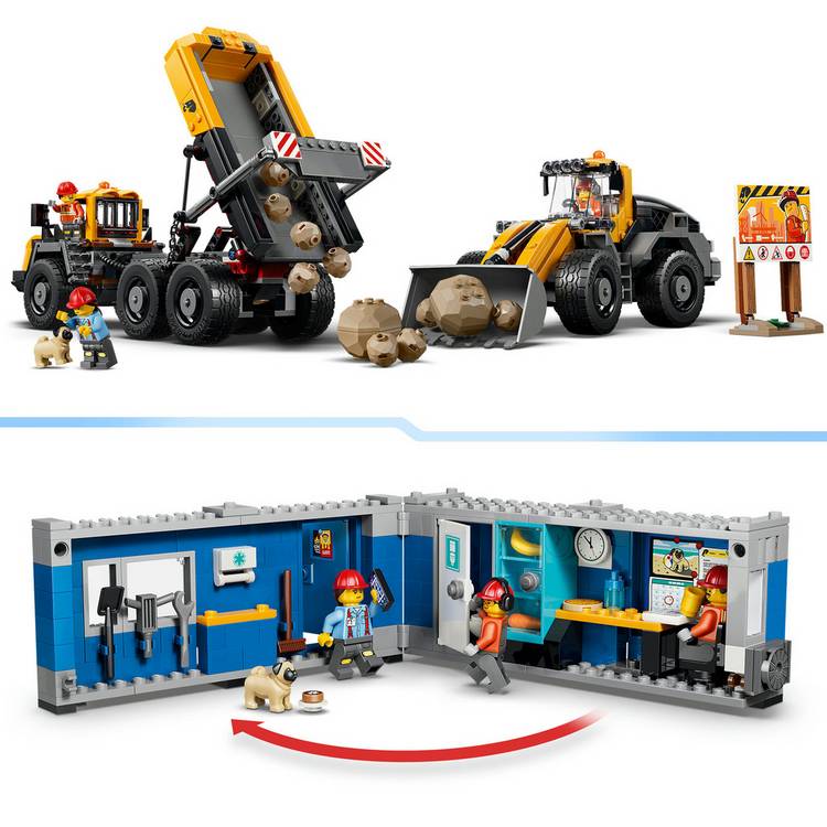 LEGO City construction truck set 1132 pieces (British brand)