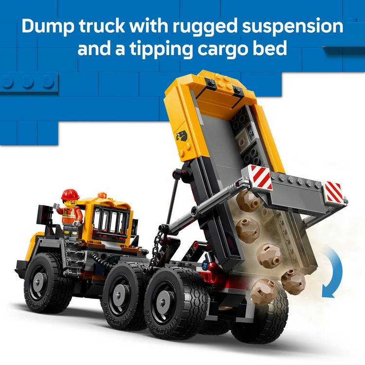 LEGO City construction truck set 1132 pieces (British brand)