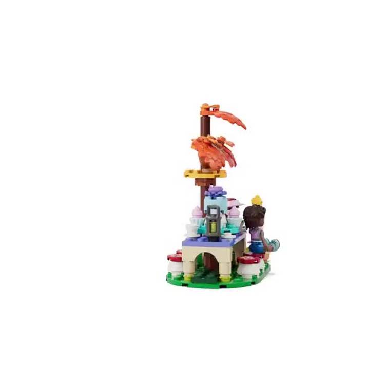 LEGO Friends Forest Tea Party building set with mini dolls and animal toys, UK version