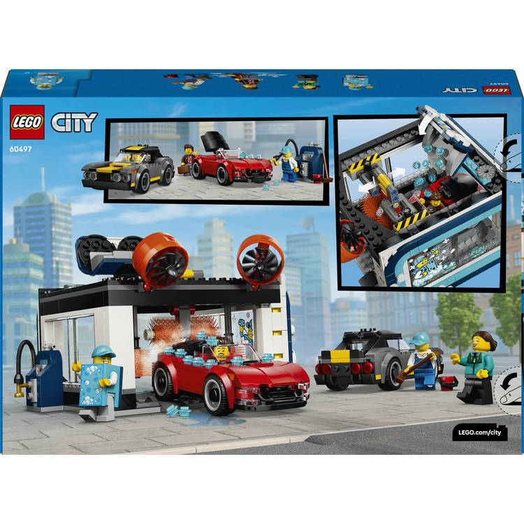 LEGO City Drive-Through Car Wash building set, imported from the UK