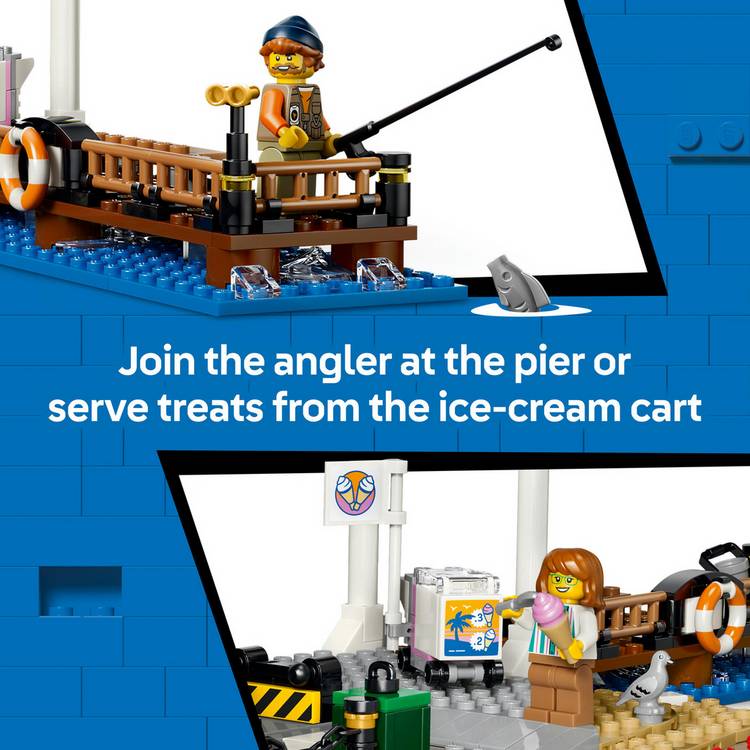 LEGO City Classic Beach Tram building set 60506, imported from the UK