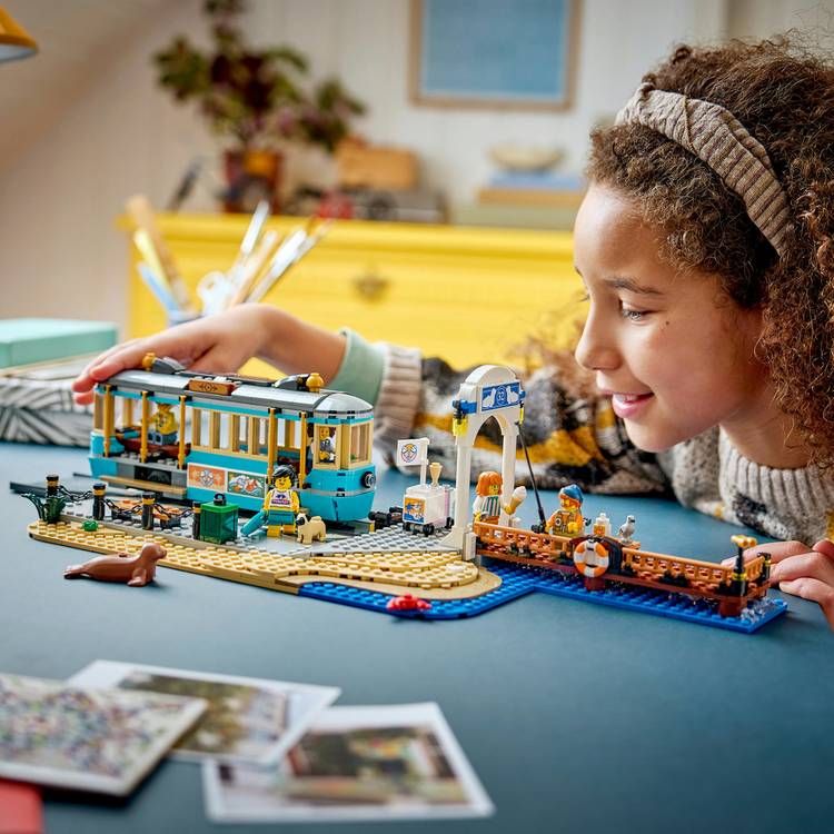 LEGO City Classic Beach Tram building set 60506, imported from the UK