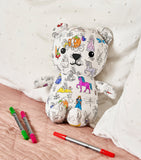 eatsleepdoodle Artie Bear fairytale colour-in bear - British product
