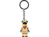Lego LEGO French Bulldog Guy Minifigure Keyring 9 cm- Buy online at McGrocer