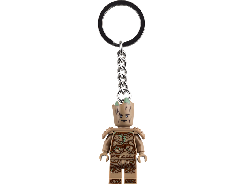 LEGO Marvel Groot posable key ring 8cm, UK version