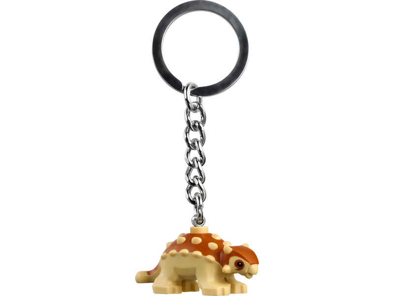 LEGO Jurassic World Baby Ankylosaurus Keyring, UK version