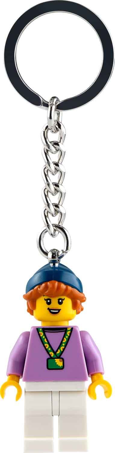LEGO Sunflower Lanyard Girl Key Chain, UK version