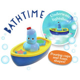 In the Night Garden Iggle Piggle lightshow bath boat (British brand)