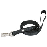 Petface black tonal dots dog lead medium, UK version