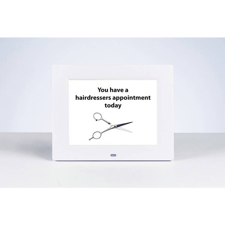 Ravencourt Living Rosebud dementia reminder clock, imported from the UK