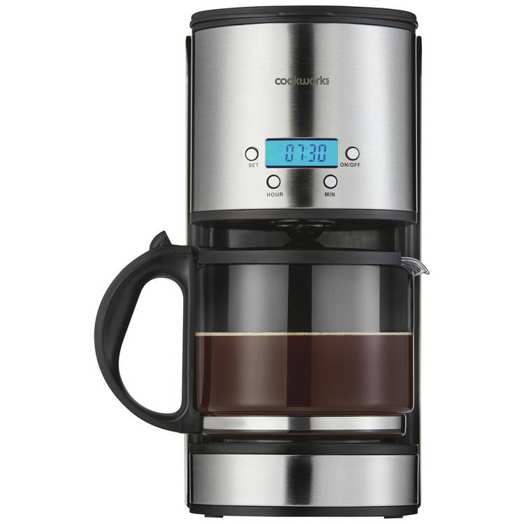 Cookworks filter coffee machine CM2069ST 12 cups, UK version