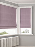 Purple Soho made to measure roman blind - British product