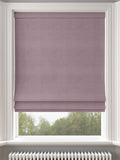 Purple Soho made to measure roman blind - British product