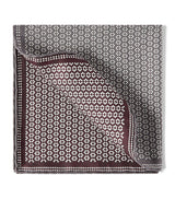 Harrods Brunello Cucinelli Patterned Silk Pocket Square 35cm- Buy online at McGrocer