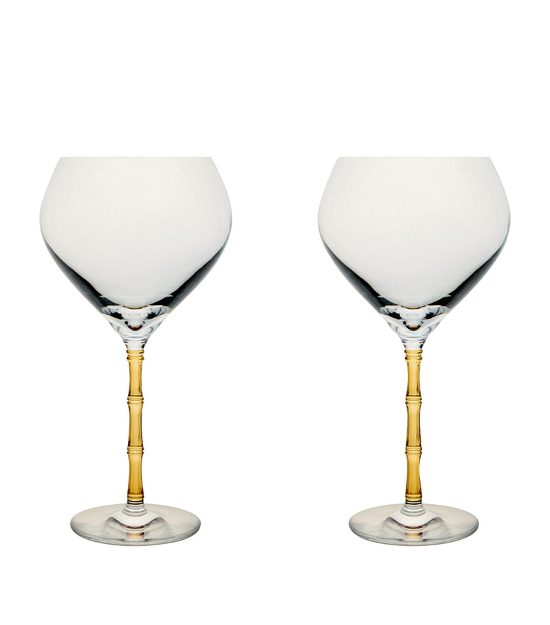 La Doublej bamboo martini glasses set of 2, UK version