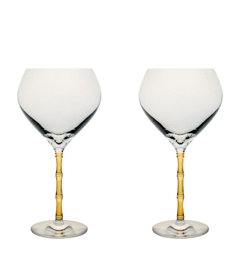 La Doublej bamboo martini glasses set of 2, UK version