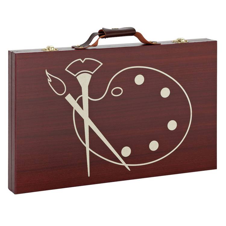 YXSH 82 piece art set in wooden case, imported from the UK