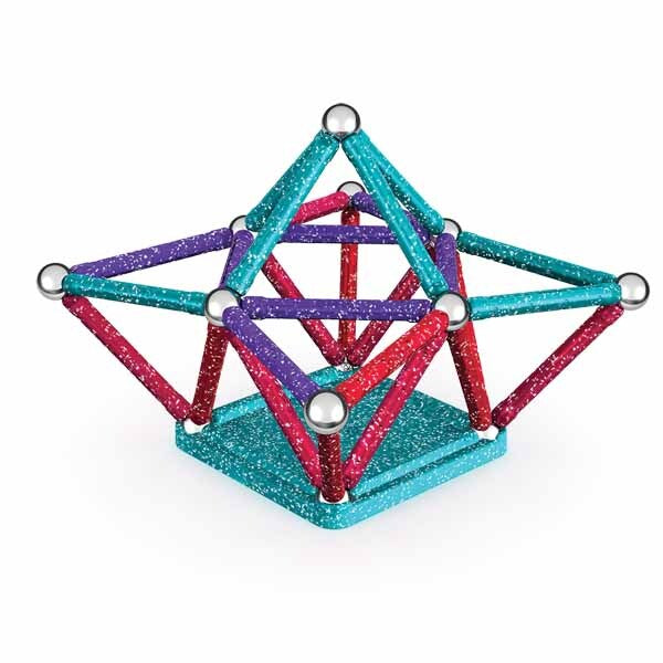 Geomag magnetic glitter panels 60 pieces, UK version