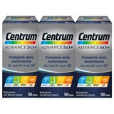 Centrum Advance 50+ multivitamin 3 x 100 count - British product