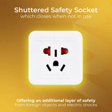 Masterplug travel adaptor 3-pack for UK (British brand)