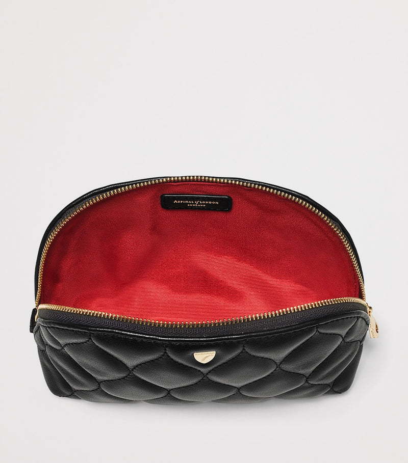 Aspinal of London small leather makeup bag - British product