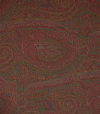 Etro Arnica round tray paisley jacquard leather trim (British brand)