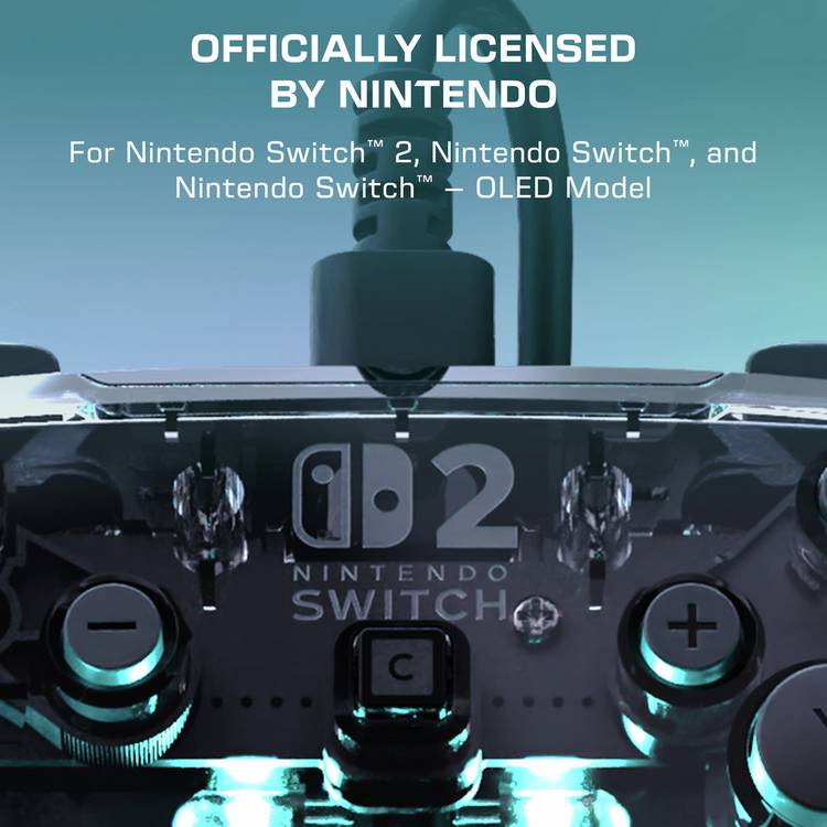Turtle Beach Afterglow RGB Wired Controller Clear - British product